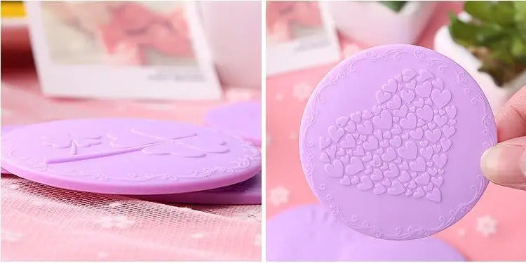 CASHOU132 Cute 1pcs Mini Pocket Makeup Mirror Cosmetic Compact Metal Mirrors Color Random Dia 7cm
