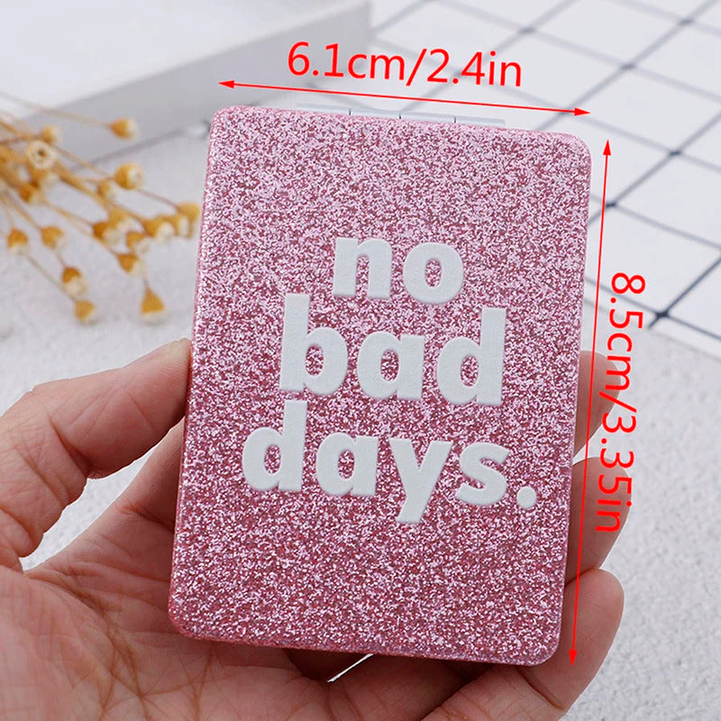 DA67 NEW ! Mini Mirror square Shape Girl Mini Double Sides Portable Mirror Pocket Makeup Cosmetics Compact Mirrors