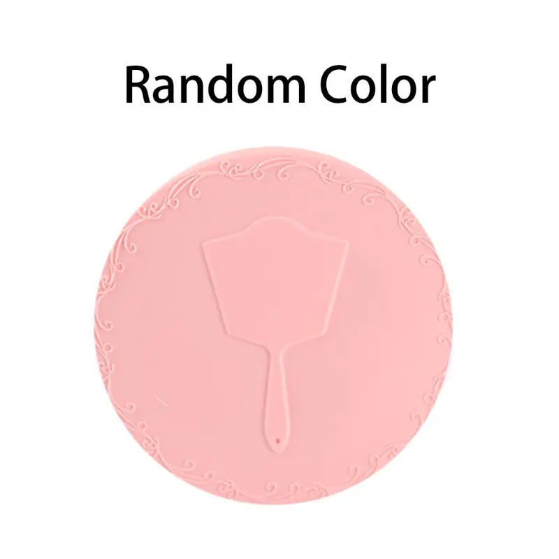 TSHOU606  Creative Cartoon Embossed Round Mini Pocket Makeup Mirror Single Side Compact Cosmetic Tool Travel Portable