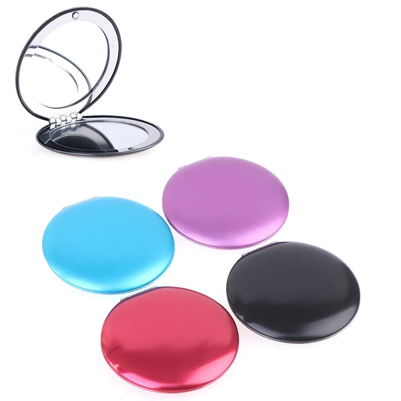 TSHOU958  Small Makeup Mirror Cosmetic Magnifying Make Up Mirror for Purse Travel Bag Home Office Mirror