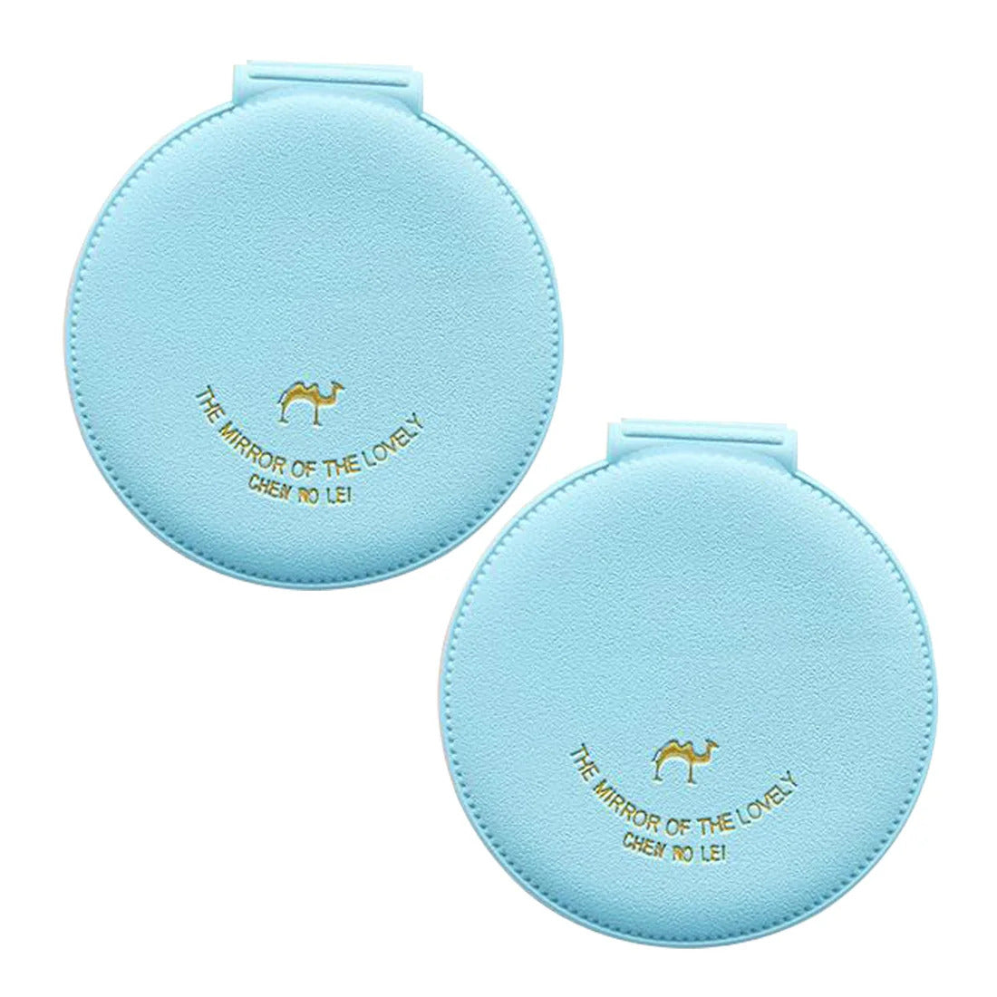tshou497  selling Cute Makeup Mirror Women Foldable Makeup Mirrors Tool Lady Cosmetic Hand Folding Portable Mirror