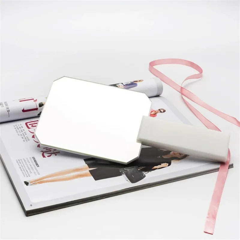 TSHOU521 Handheld Mirror Professional Handheld Salon Barbers Hairdressers Mirror With Handle Cosmetic Mirror For Home Salon make