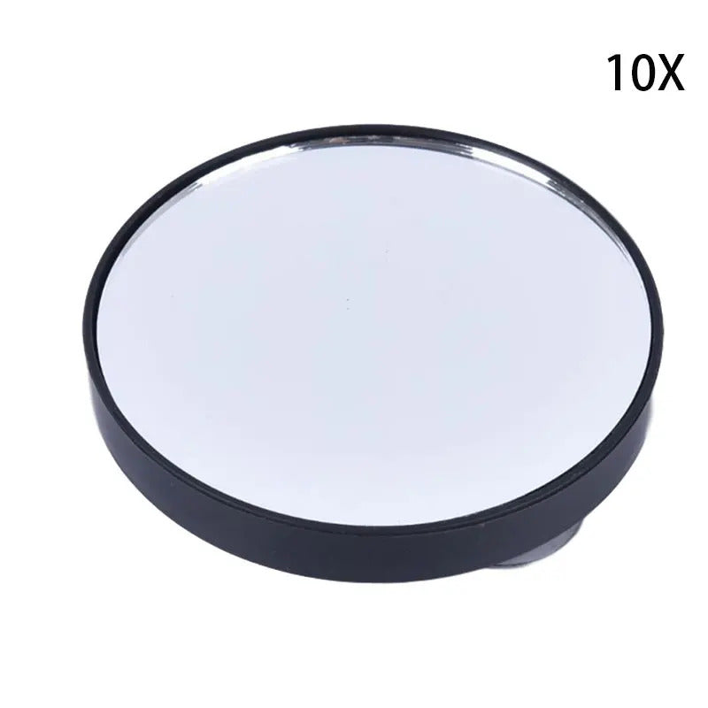 CX288 HOT Portable Makeup Mirror 5X 10X Magnifying Cosmetic Round Mirror With Two Suction Cup 88x88x9mm