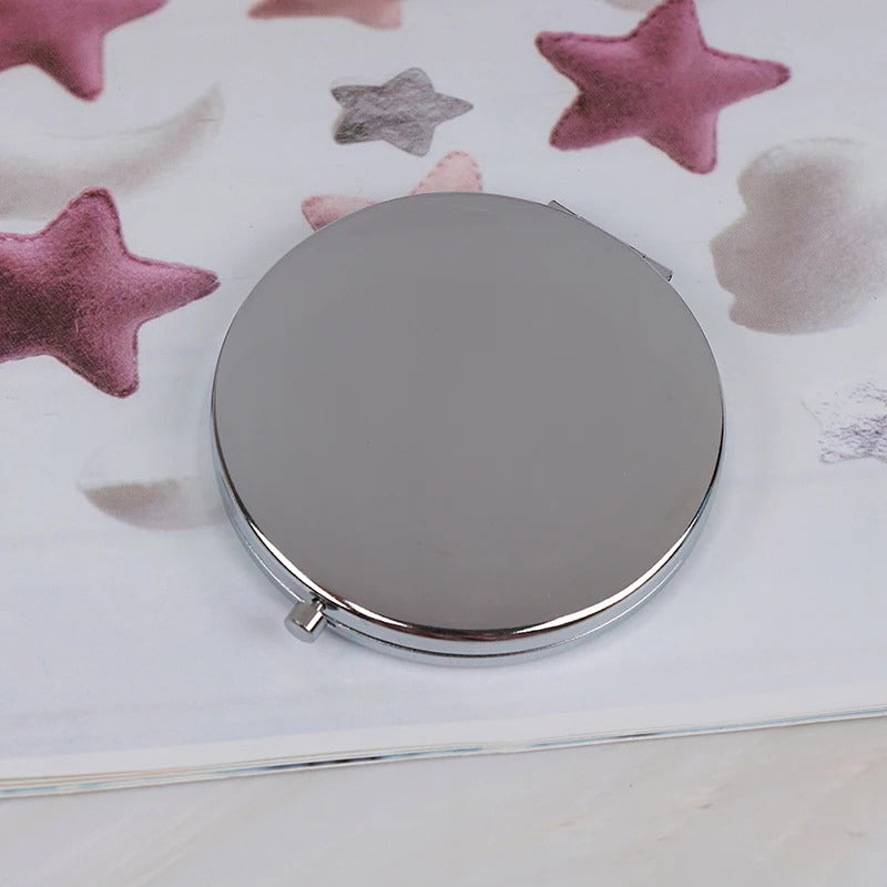 TSHOU715 Portable Double Side Mirro Fashion Women Ladies Make Up Mirror Cosmetic Folding Compact Pocket With Makeup Tool