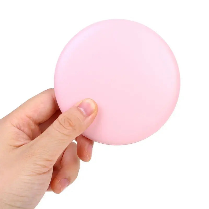 TSHOU914  LED Lighted Mini Circular Makeup Cosmetic Mirror Foldable 10X Magnifying Round Lighting Mirrors Compact Travel U2JD