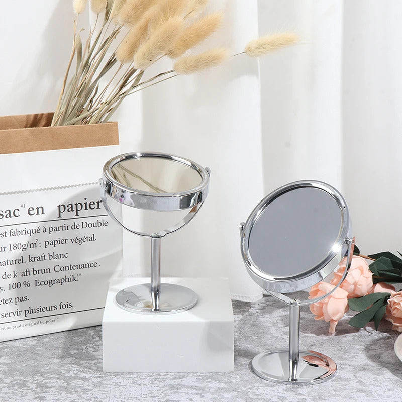 DSHOU364  Mirror Magnification Tabletop Vanity Table Round Mirror Double Sided Makeup Tool Makeup Mirror