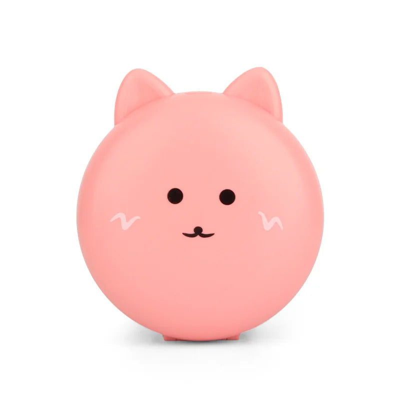 CX151 Cute Cat Portable Mini Pocket Fan Rechargeable LED Fill Light with Makeup Mirror Is Portable for- You To Put Into The Back