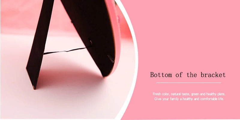 CX660  Love Mirror Desktop Makeup Mirror Wall Mounted Dual-Use Vanity Mirror Girl Room Wall Decoration Heart-Shaped Mirror
