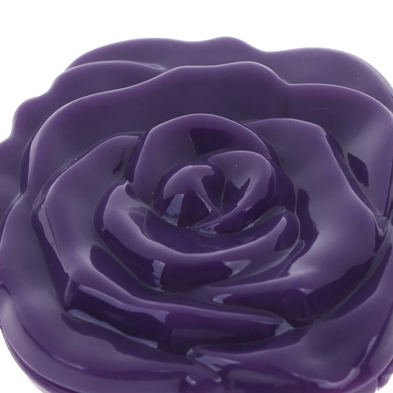 CX727 Double Side Make Up Mirror Mini Rose Flower Make Up Mirror Cute Design Compact Portable Girls Pocket Mirror Unique Gift