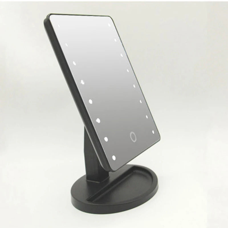 CASHOU12 Professional LED Touch Screen Makeup Mirror Luxury Mirror With 16 LED Lights 360 Degree Adjustable Table Make Up Mirror