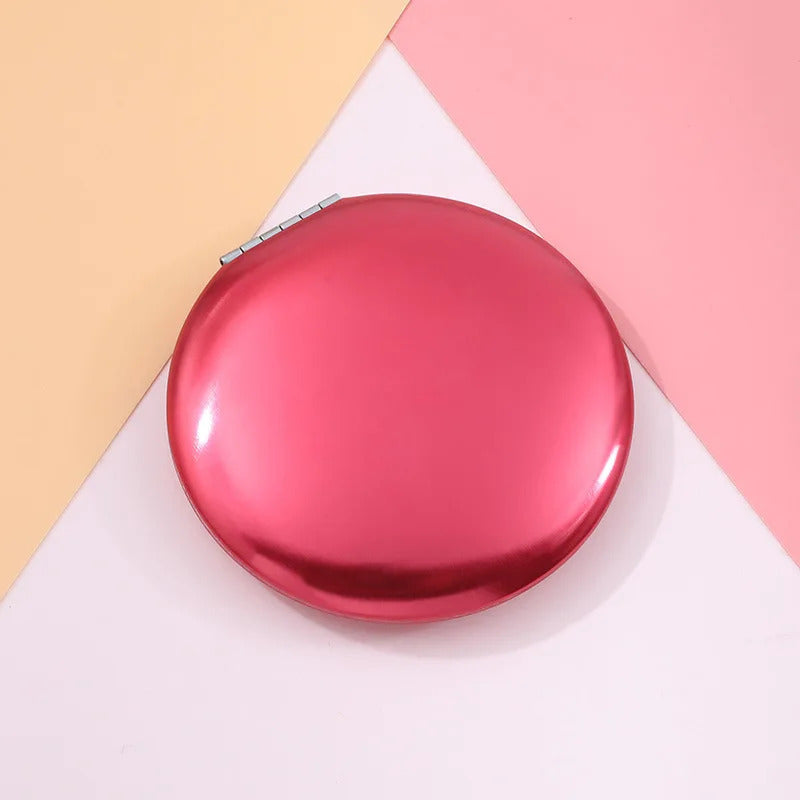 L503 New Women Small Makeup Mirror Cosmetic Magnifying Make Up Mirror for Purse Travel Bag Mirror