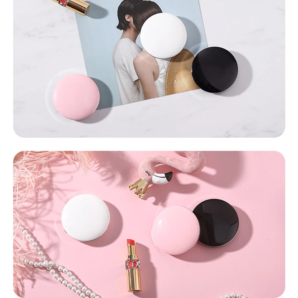 L453 Magnifying Lighted Makeup Mirror Light Mini Round Portable Led Make Up Mirror Sensing Usb Chargeable Makeup Mirror