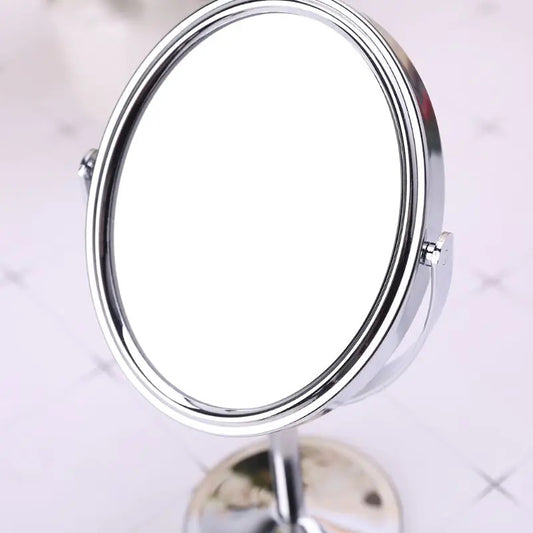 TSHOU985  Miroir Cosmétique De Maquillage De Beauté, Miroir De Support Normal Double Face,Miroir De Courtoisie Éclairage Ajustable