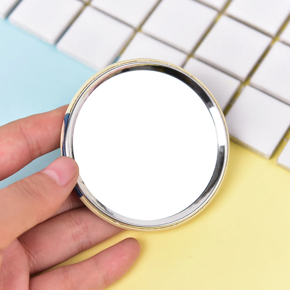 CSHOU338 Cosmetic Compact Mirrors Espelho De Maquiagem Espejos De Bolsillo Random Color Cute Girl Mini Pocket Makeup Mirror