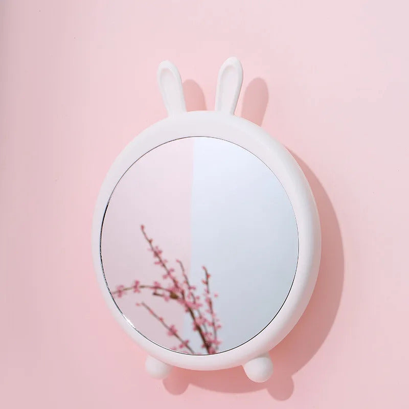 CX87 Makeup Mirror Hanging Dressing Decorative Mirrors Home Decor Bathroom Supplies Table Mirror Folding Cute Round Mirror