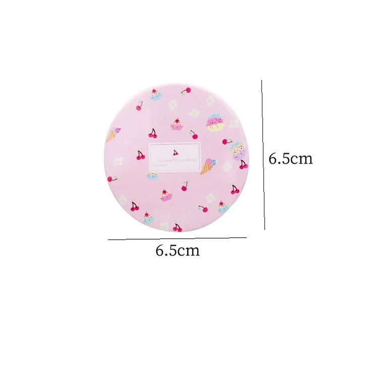 TSHOU927 Cartoon Anti-fall Portable Small Round Mirror Cute Girls Makeup Mirror Pocket Mirror Cosmetic Compact Mirrors