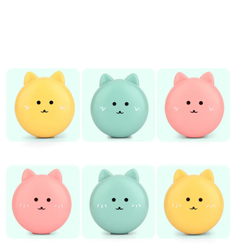 CX151 Cute Cat Portable Mini Pocket Fan Rechargeable LED Fill Light with Makeup Mirror Is Portable for- You To Put Into The Back
