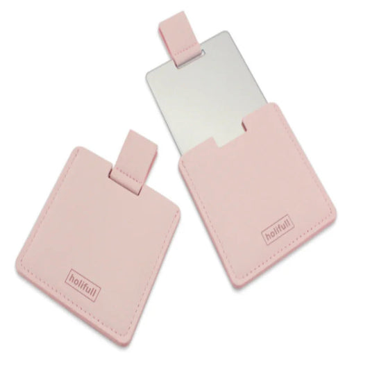 TSHOU581 Pocket Rectangle Makeup Folding Mirrors Ultra-thin Folding Make Up Mirror Personalised Portable Compact Cosmetic Mirror