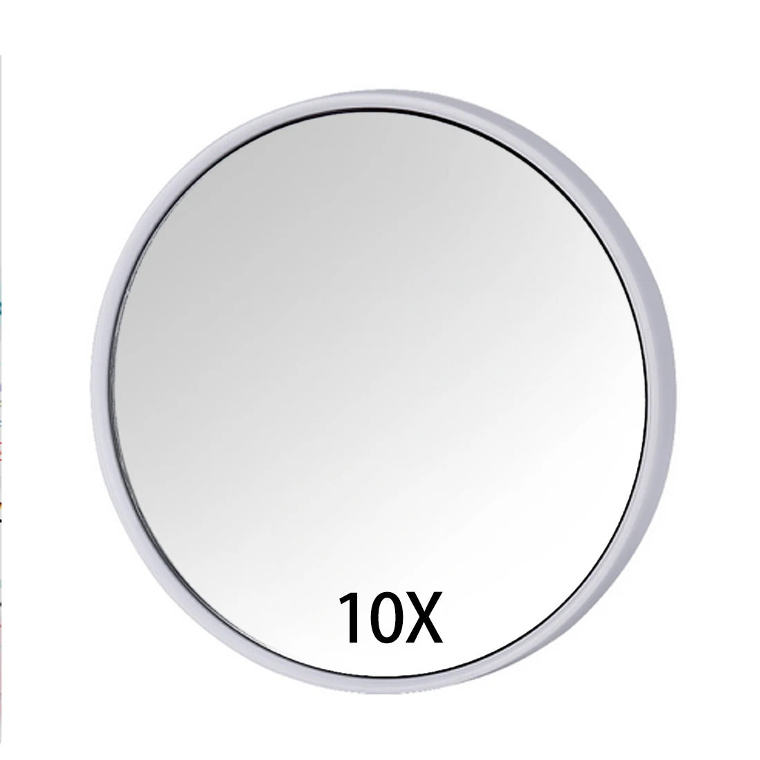 CASHOU103 Small  Makeup Mirror Touch Screen 10 Times Suction Cup Magnifying Glass Small Round Mirror Portable Mini Makeup Mirror