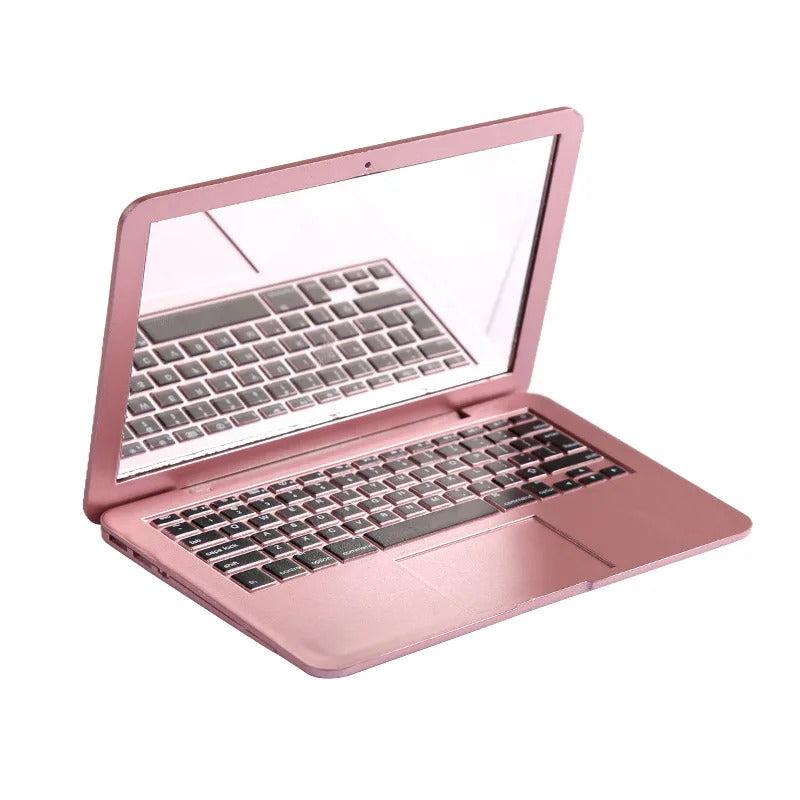 TSHOU1204 Portable Mini Makeup Mirror Pocket Laptop Glass Women Girls Creative Home Decorative Folding Mirrors Tool Computer Mirror