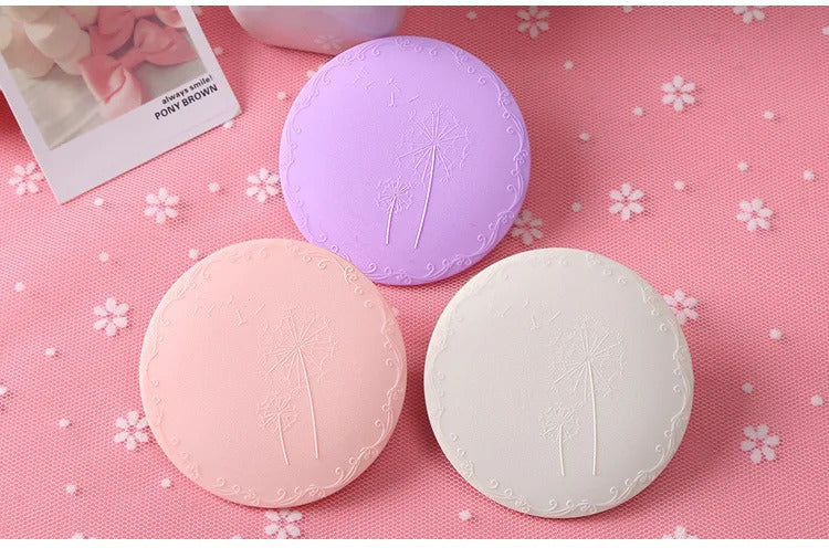 TSHOU717 Cute 1pcs Mini Pocket Makeup Mirror Cosmetic Compact Metal Mirrors Color Random Dia 7cm