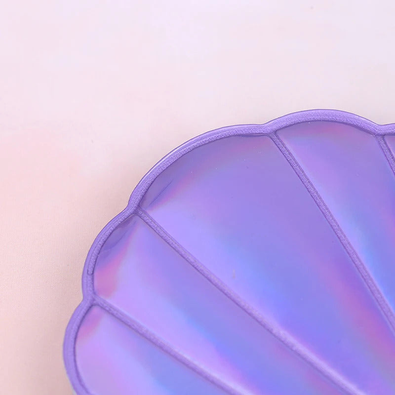 CASHOU178 Girls 2-Face Pocket Cosmetics Mirror Shell PU Leather 1:2 Magnifier Make Up Mirrors Portable Makeup Mirror