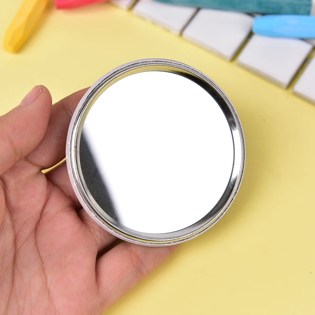 L300 Cute Annimal Mini Small Pocket Makeup Mirror Cosmetic Compact Metal Mirrors Color Random Make Up Mirrors