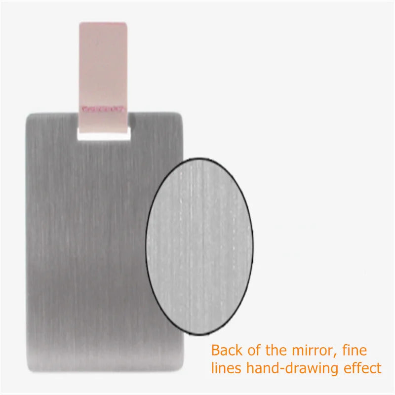 CX142  Pocket Rectangle Makeup Folding Mirrors Ultra-thin Folding Make Up Mirror Personalised Portable Compact Cosmetic Mirror