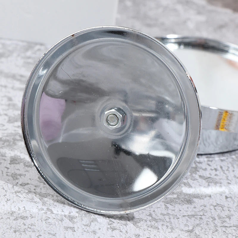 CX137  Makeup Compact Mirror Magnification Tabletop Vanity Table Round Mirror Double Sided Makeup Tool