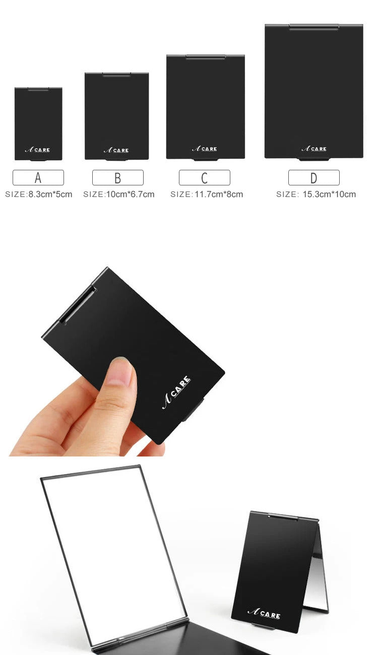 Cx11 ACARE Makeup Mirror Portable Round Folded Compact Pocket Hand  Personalized  Ultra-Thined Gift For Girl