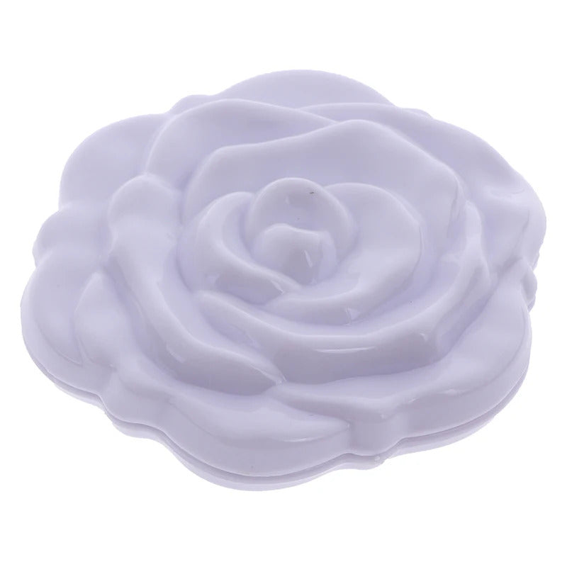 L29 Double Side Make Up Mirror Mini Rose Flower Make Up Mirror Cute Design Compact Portable Girls Pocket Mirror Unique Gift
