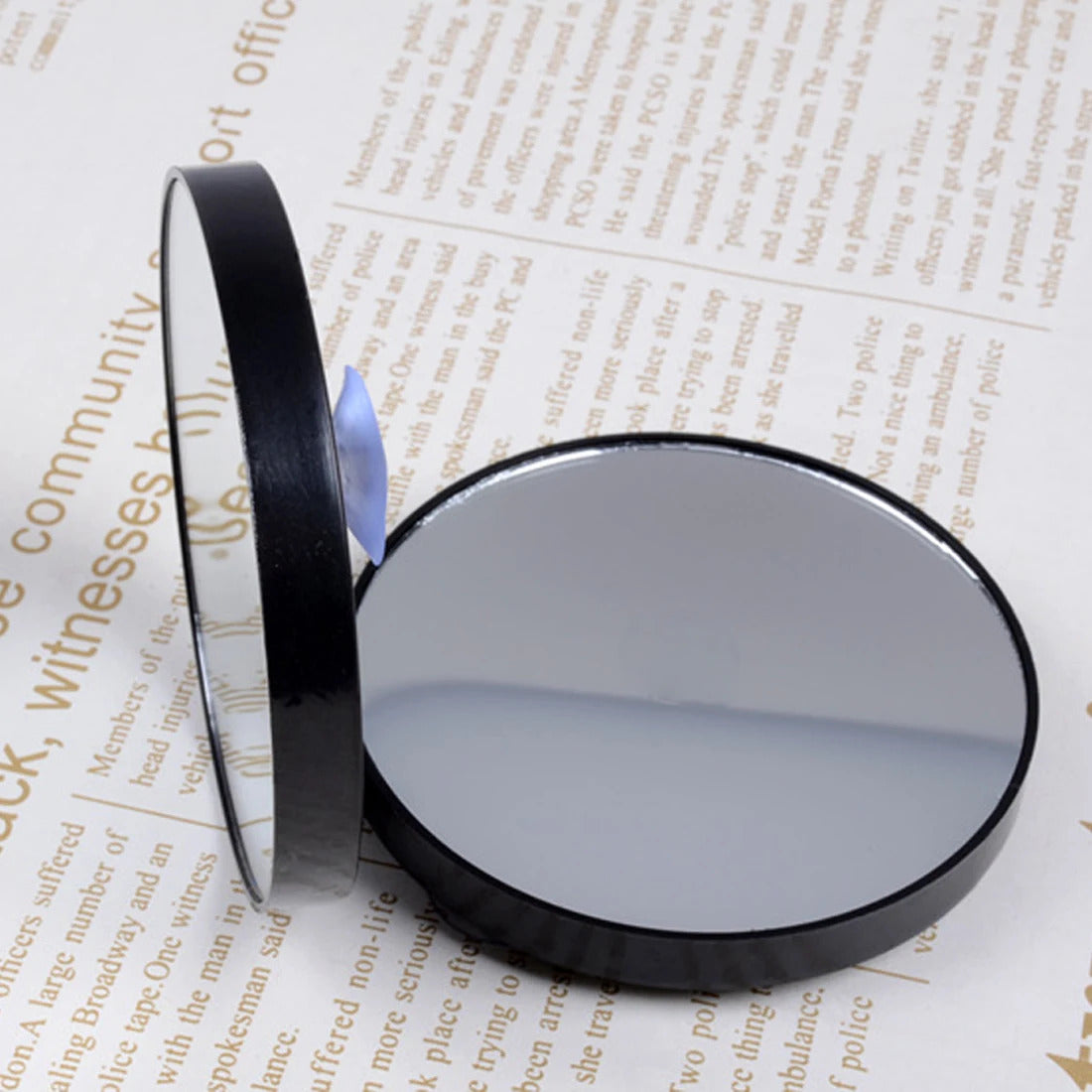 L109 Magnifying Makeup Mirror Portable Hand Mirror Vanity Mini Pocket Round Makeup Magnifying Mirror With Suction Cups