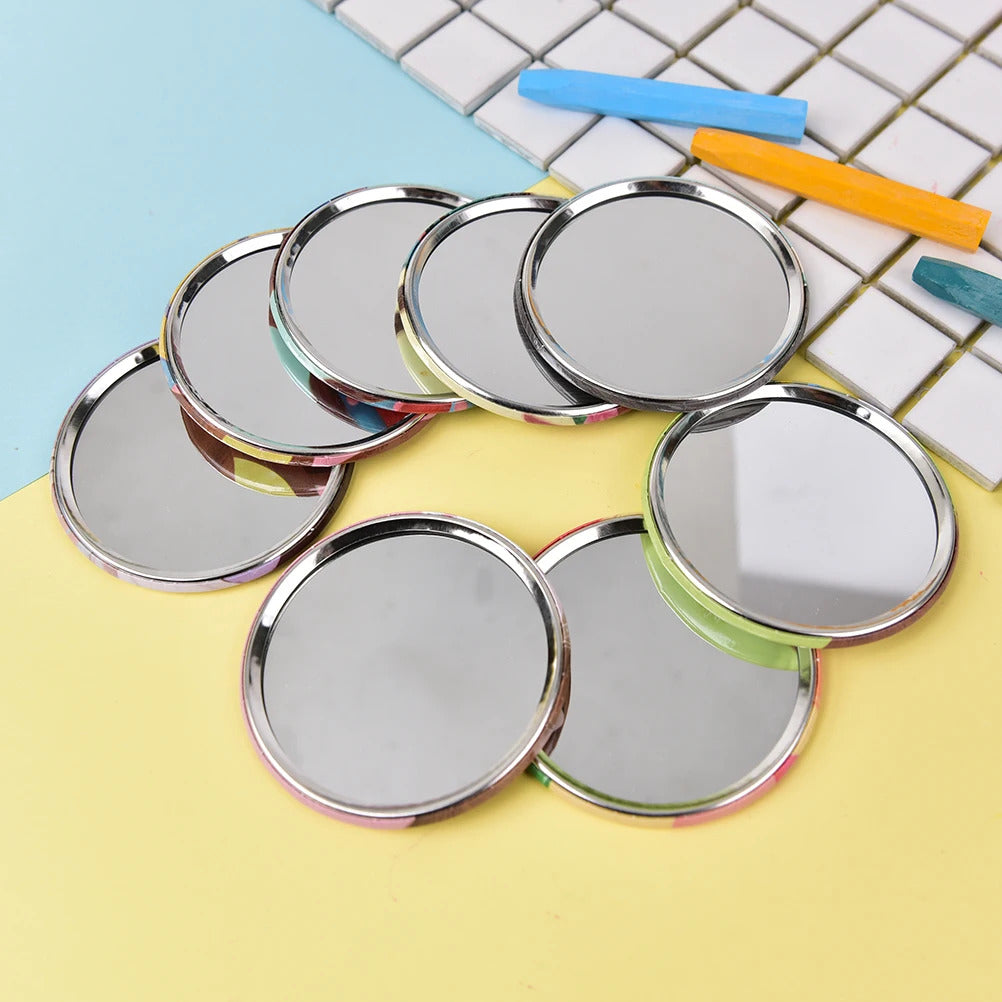 CX318 Gril Pattern small Mini Pocket Makeup Mirror Cosmetic Compact Mirrors Espelho De Maquiagem Espejos De Bolsillo Dia 7cm