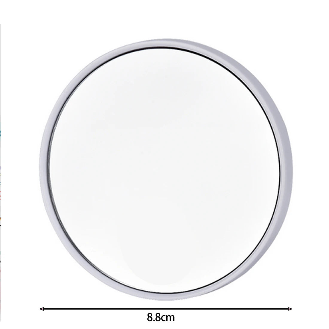 CASHOU103 Small  Makeup Mirror Touch Screen 10 Times Suction Cup Magnifying Glass Small Round Mirror Portable Mini Makeup Mirror