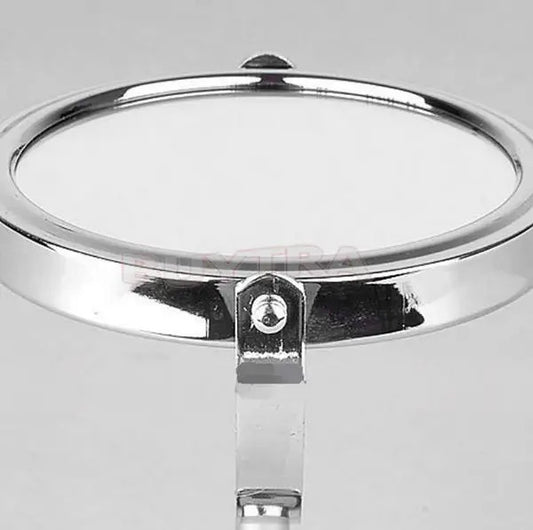 TSHOU714 Make Up Mirrors Stainless Steel Holder Cosmetic Bathroom Double-Sided Desk Makeup Mirror