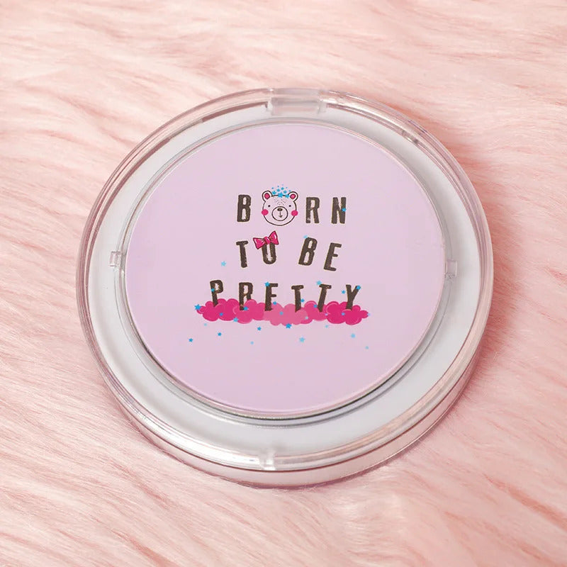 DA32 LED Mini Makeup Mirror Hand Held Fold Small Portable Micro USB Connect Cable Chargeableable Cosmetic Mirror Makeup Tool