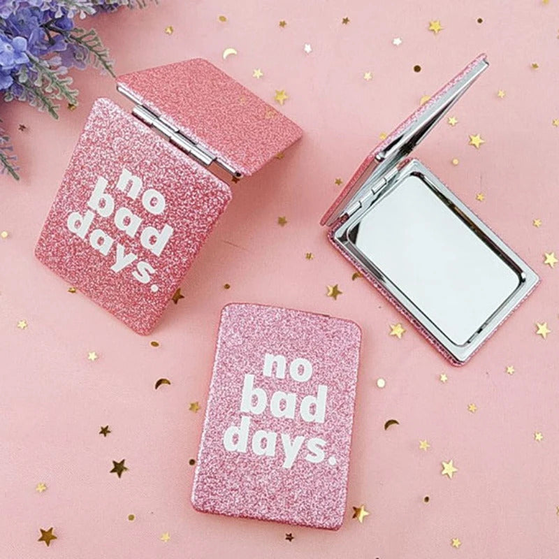 L530  Mini Mirror square Shape Girl Mini Double Sides Portable Mirror Pocket Makeup Cosmetics Compact Mirrors Drop Shipping