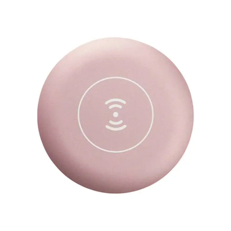 CX423  Wireless USB Charge LED Light Mini Circular Makeup Mirror Travel Cosmetic Mirror U2JD