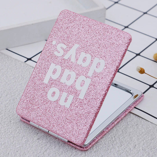 DA67 NEW ! Mini Mirror square Shape Girl Mini Double Sides Portable Mirror Pocket Makeup Cosmetics Compact Mirrors