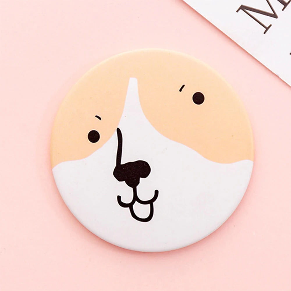 CX310 Makeup Mirror Portable Hand Mini Make Up Mirror Travel Round Pocket Cosmetic Mirror Portable Beauty Makeup Tools