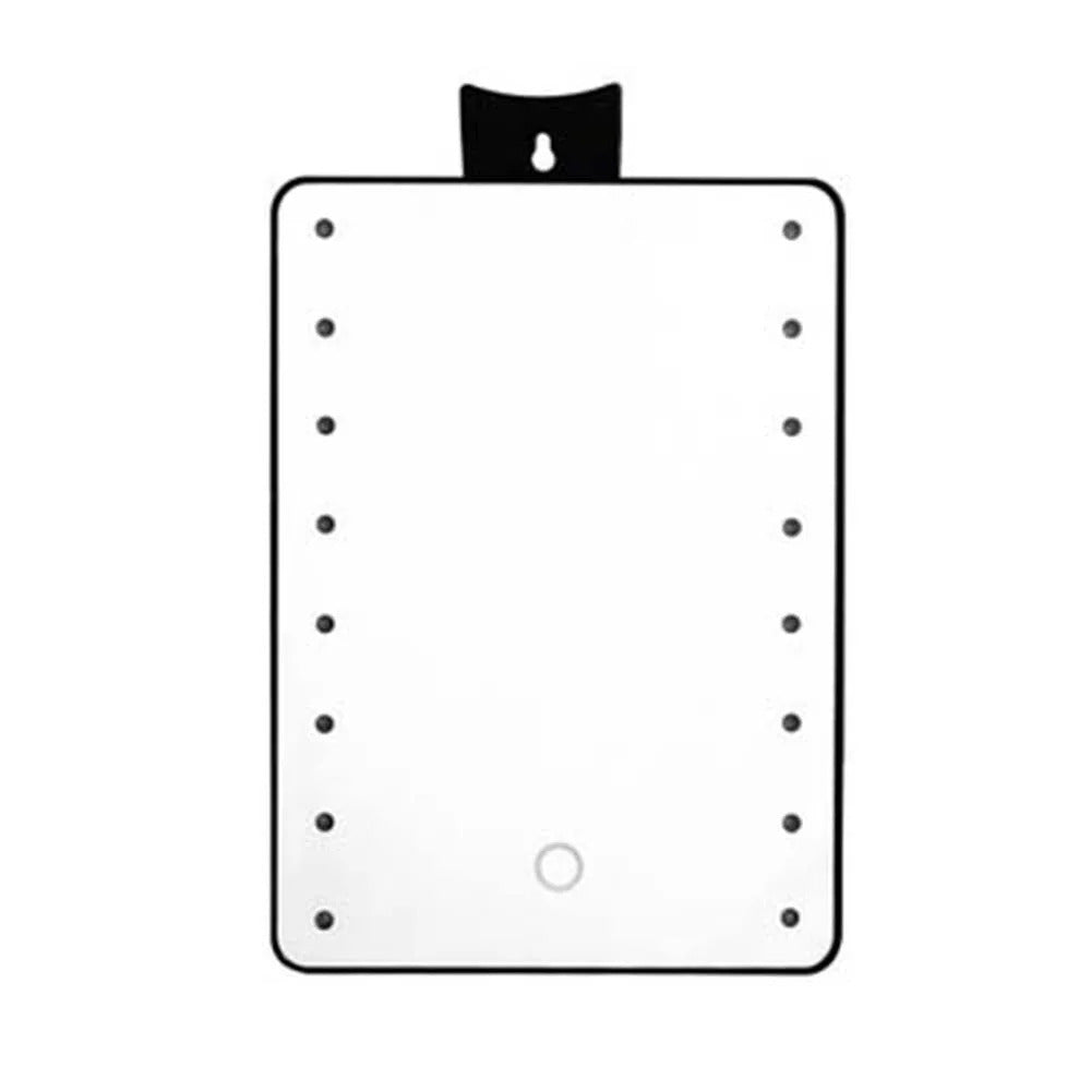TSHOU868 Makeup Mirror With Leds Cosmetic Mirror With Touch Dimmer Switch Battery Operated Stand For Tabletop Bathroom Travelpc