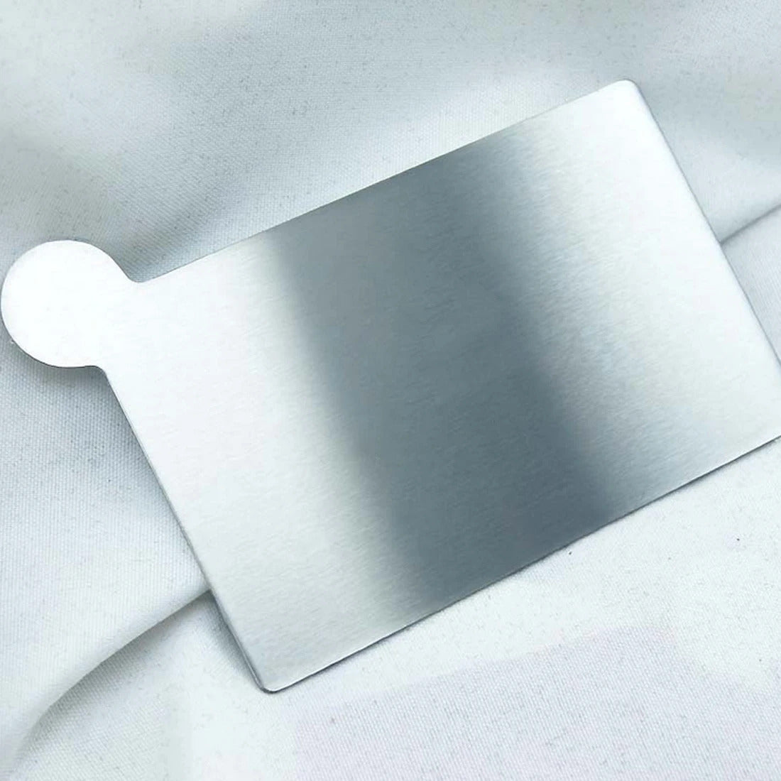 TSHOU544 Cosmetic Stainless Steel Unbreakable Makeup Mirror Shatter-Proof Portable Travel PU Leather Sleeve Pocket Card Mirror
