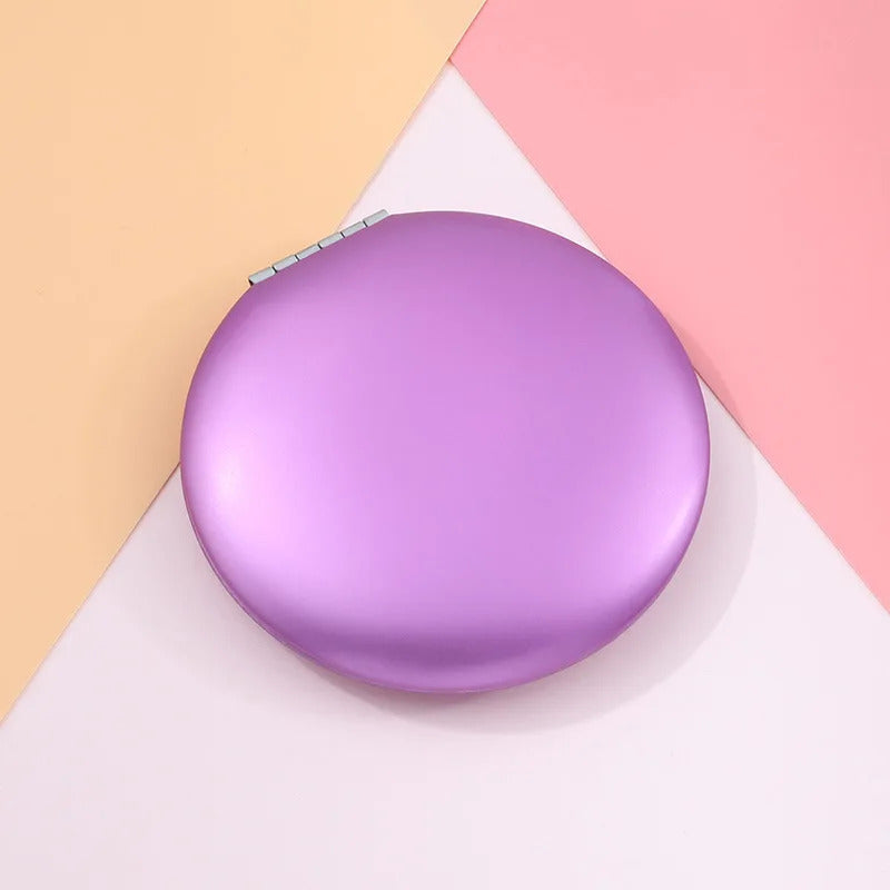 TSHOU687 New Women Small Makeup Mirror Cosmetic Magnifying Make Up Mirror for Purse Travel Bag Mirror
