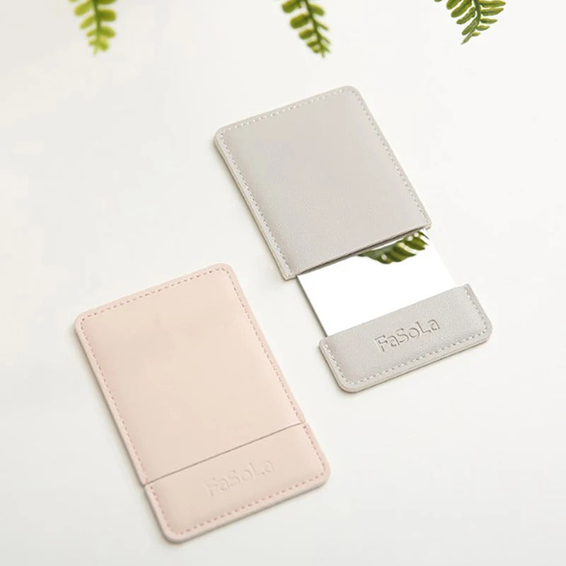 CX373 Ultra-thin Makeup Mirror Vanity Mirror Cosmetic 2 colors Make Up Pocket Rectangle Foldable Compact Makeup Folding Mirrors