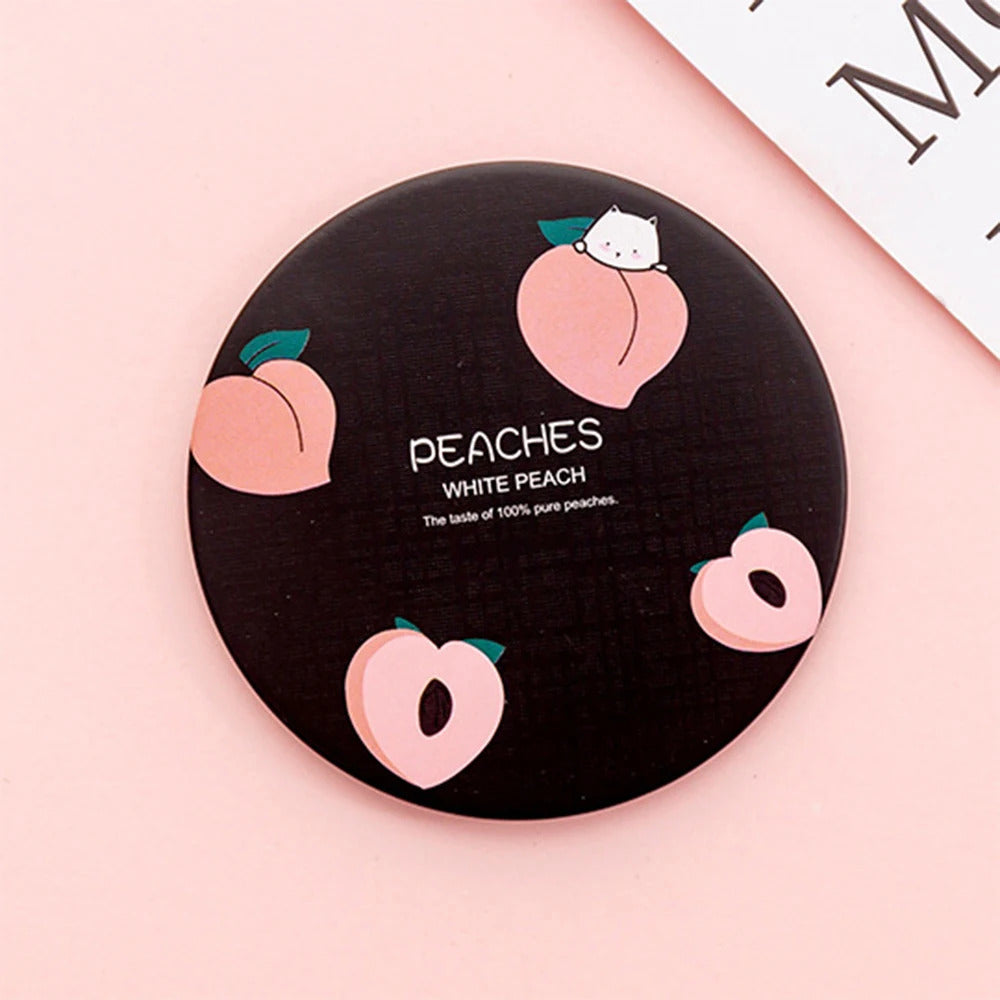 L454  Makeup Mirror Portable Hand Mini Make Up Mirror Travel Round Pocket Cosmetic Mirror Portable Beauty Makeup Tools