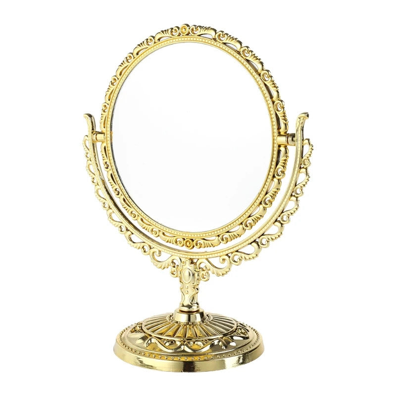 TSHOU486 Makeup Mirror Stand Table Cosmetic Mirror Plastic Dresser Mirrors Tools U2JD
