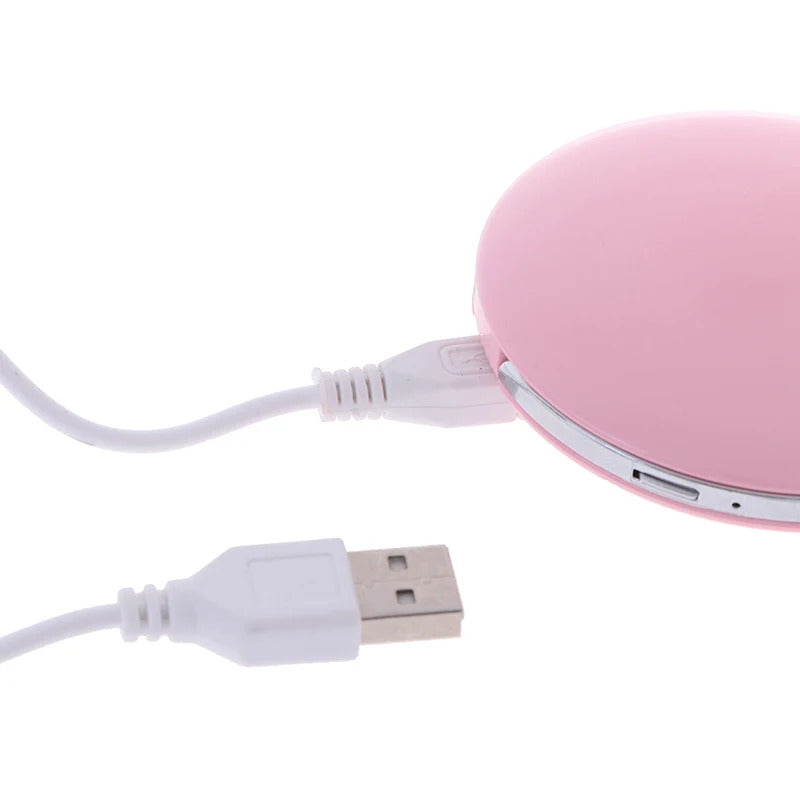 L131 Travel Portable Lighting Magnifying Mirror New Foldable LED Light Mini Makeup Mirror Compact Cosmetic Mirror