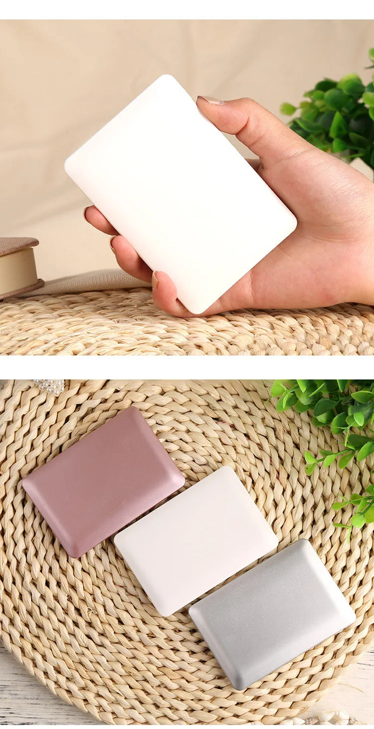 TSHOU1204 Portable Mini Makeup Mirror Pocket Laptop Glass Women Girls Creative Home Decorative Folding Mirrors Tool Computer Mirror