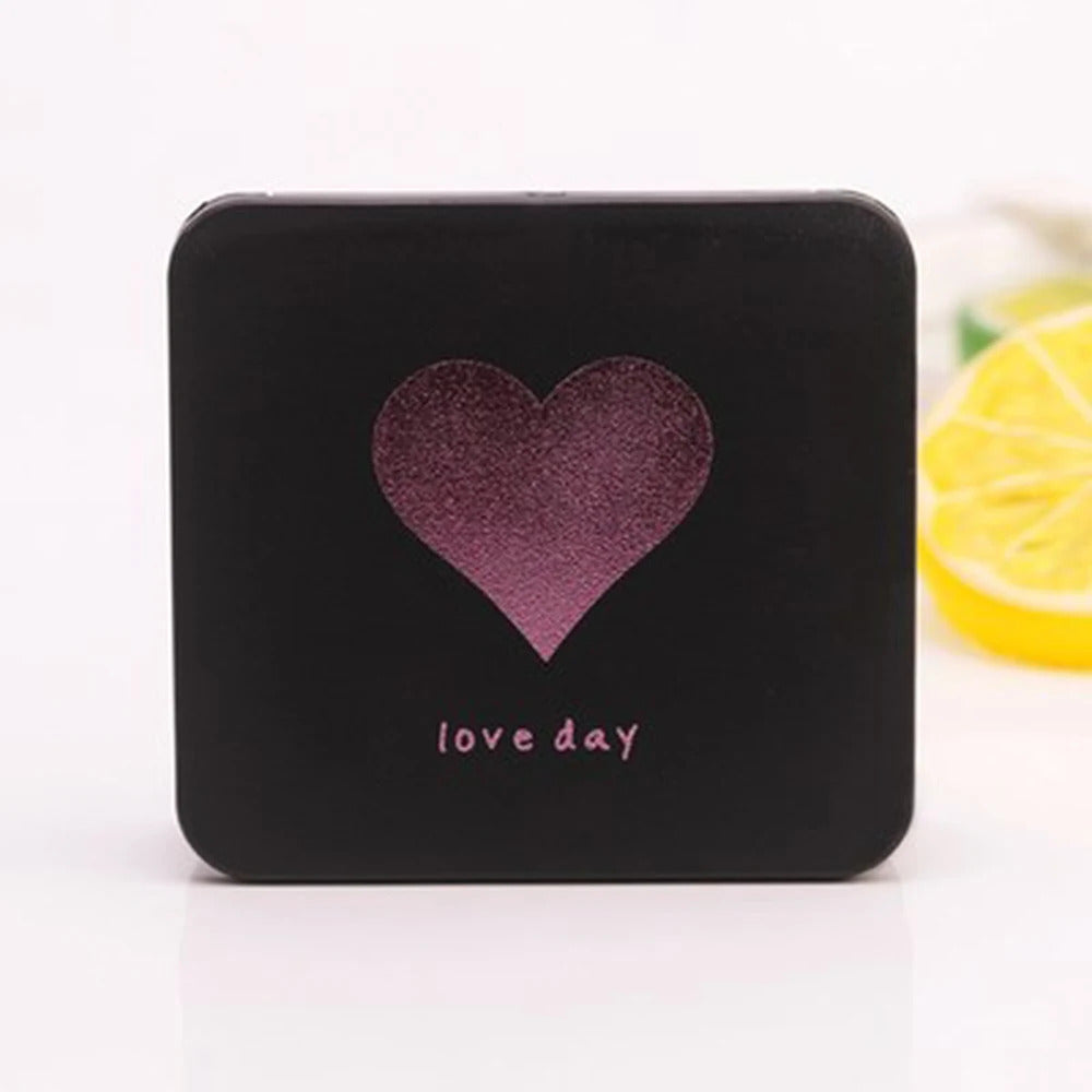 CX220 Mini Square Makeup Mirror Portable Hand Mirror Double-sided Makeup Vanity Mirror Foldable Compact Mirror Pocket Cosmetic