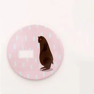 TSHOU927 Cartoon Anti-fall Portable Small Round Mirror Cute Girls Makeup Mirror Pocket Mirror Cosmetic Compact Mirrors